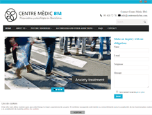 Tablet Screenshot of centremedicbm.com